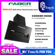 Faber BLDC Motor Cooker Hood with Auto Heat Cleaning Primera 3000m3/h FCH-SPD90S300BK / Faber BLDC M