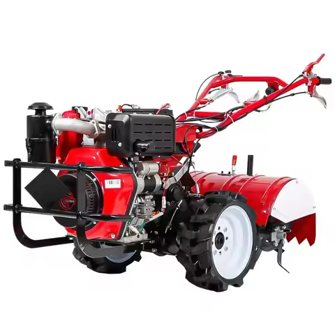 Diesel Four-drive Micro Cultivator Small Rotary Cultivator Gasoline Multi-functional Agricultural Or