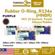 TOMODACHI RUBBER ORING HNBR HCC 3-BAG/SET PURPLE COLOUR SILICONE HNBR O Ring Kereta Korean HCC Hyund