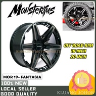 MOR-19 FANTASIA MONSTERIMS OFF ROAD RIM 4X4 4WD ORIGINAL MOSTERIMS RIM KERETA 18 20 Inch 6x139.7 (Se
