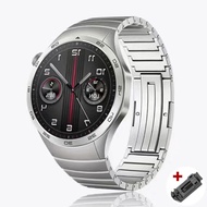 INITIA สายนาฬิกาข้อมือ สเตนเลส ทรงโค้ง ไม่มีช่องว่าง หรูหรา สําหรับ Huawei Watch GT 4 46 มม. gt4 46 22 มม.