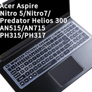 For Acer Aspire Nitro 5 AN515-55 AN515-54 AN515-43/44 AN517-51/52 15.6-inch  AN715-51 AN715-52 17.3'' Predator Gaming 2020 Laptop Keyboard Cover skin