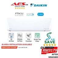 5 STARS Daikin 2HP Air Condtioner FTKU Series Deluxe Inverter R32 FTKU50B Inverter Aircond Penghawa Dingin 冷气机