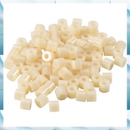 [W F S B] Plastic Cylinder Spacer Washer 7mm x 3.2mm x 6mm 100 pcs