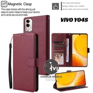 VIVO Y04 Y04S flip wallet leather leather casing wallet