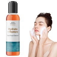 SUN COAST SCIENCES - Hydrate + Restore Total Face Cleanser, Vitamina B - 4 fl oz