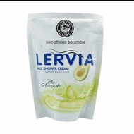 Lervia sabun susu cair plus avocado 400ml