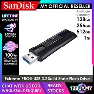 SanDisk Extreme PRO USB 3.1 Solid State Flash Drive 420MB/s 128GB 256GB CZ880 12BUY.MY Express Deliv
