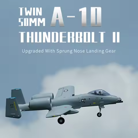 XFly A-10 Thunderbolt II Twin 50mm EDF Jet 4-Channel Electric Aircraft Model Aircraft Fixed Wing War
