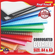 Corrugated Board Impra Board PP Straw Board Plastic Board Polyplast Board A5 A4 A3 (3mm)