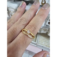 18k gold titanium ring