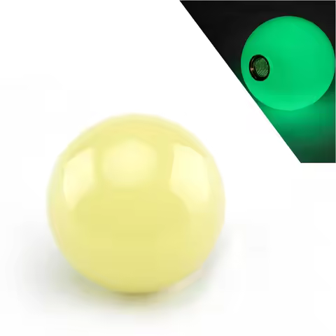 Racing Universal Car JDM Round Cue Luminous Ball Shift Knob for Manual Automatic Vehicles 5 6 Speed