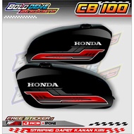 HONDA CB 100 VARIATION STRIPING / HONDA CB 100 MOTORCYCLE STICKER LIST