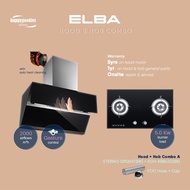 <Combo Set > Elba Designer Hood Eterno EH-Q9126ST(BK) with Gesture Motion Auto Heat Cleaning