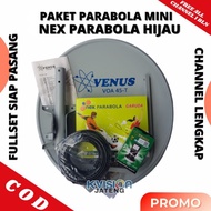 PROMO Paket Parabola Mini Receiver Nex Parabola Garuda G1 Hijau