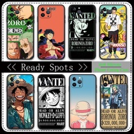 OPPO F21 Pro 5G A96 A75 A75S One Piece Zoro Luffy U54IT TPU Cover Black Soft Phone Case