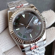 200M Waterproof 36mm 39mm Sunburst Grey Dial Dark Green Roman Numbers Sapphire NH35A Diving Watch Me