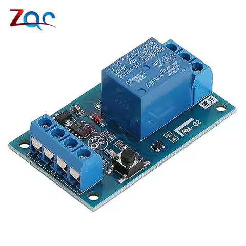 DC 12V Bond Bistable Relay Module Car Modification Switch Start Stop Self-Locking 828 Promotion Boar