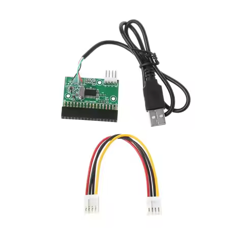 1.44MB 3.5" USB Cable Adapter To 34Pin Floppy Drive Connector U Disk To Floppy Disk PCB Board 77UB