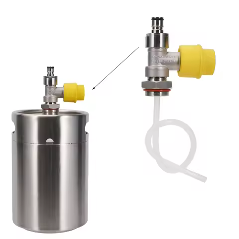 Ez Mini Keg Tap Dispenser Ball Lock Single Double Post Homebrew Picnic Taproom Mini Bar Carbonation 