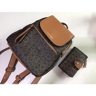 Preloved Calvin Klein Backpack and Wallet/Bundled