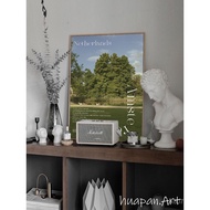 Living Room Fresh Sofa Nordic Decorative Painting Natural Landscape Background Wall B & B Painting A