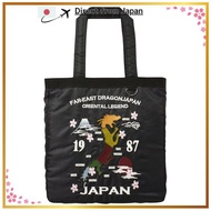 [FLAG ON CREW] Tote Bag, Sukajan, Embroidered Dragon, Mt. Fuji, Hawk, and Carp, Japanese Pattern, Ha