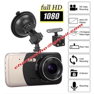 Dual Lens DVR X600 4" Dashcam WDR Full HD 1080P CarCamera Recorder