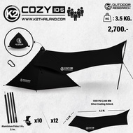 ผ้าฟรายชีท K2 COZY INDIANS5 ผ้ากันแดดกันฝน กันUV(สินค้ารับประกันตลอดอายุการใช้งาน)