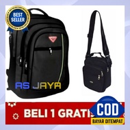 Tas Ransel Pria Backpack Waterproof Jumbo Dewasa Distro Keren Simple Model Baru Gendong Sekolah Laki