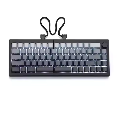 Zornher ST68 Tri-mode Split Mechanical Keyboard 68-Key QMK/VIA Hot Swap Customized Ergonomic Design 