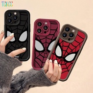 Marvel Spider Man Eyes Phone Case For OPPO A3S A5 AX5 A5S AX5S A7 AX7 A12 A12e A8 A31 A5 A9 2020 F9 Pro F11 Straight Edge Design Soft Cover