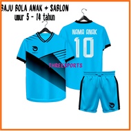 FREE CHILDREN'S FOOTBALL JERSEY NAME AND NUMBER printed football shirt name + number Custom Children