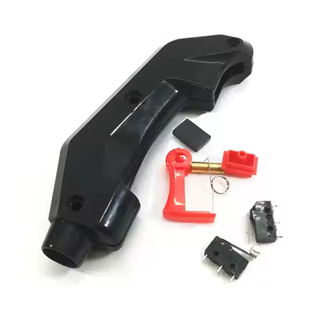 Arcade Coin Operated Ball Shooter Game Machine Gun Grip Accessories Handle Plastic Case With Trigger