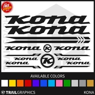 KONA Sticker Decal Vinyl for Mountain Bike/Road Bike/Fixie