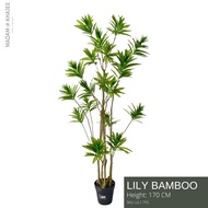Elegant Lily Bamboo Artificial Tree 150-170cm - High-Quality Fake Plant for Home Décor