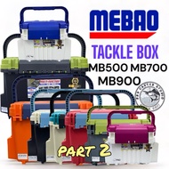 MEBAO TACKLE BOX MULTI-FUNCTION FISHING TACKLE BOX MB500 MB700 MB900 MEIHO TACKLE BOX