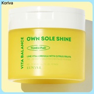 EUNYUL Vita Balance Own Sol Shine Toner Pad 190ml 70 Pads Vitamin C Korean Skincare