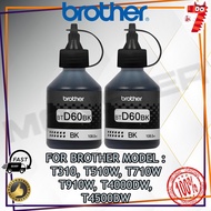 2x ORIGINAL BROTHER BTD60BK BT-60 BTd60 BLACK Refill Ink Bottle (bulk) Refill Ink T310 T220 T420w T5