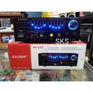 RICSON Amplifier AV223 with Bluetooth/FM/USB