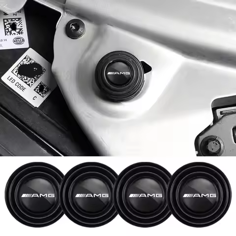 4/12Pcs Car Door trunk Soundproof Shockproof Buffer Cushion Pad Fit For Mercedes Benz AMG A C E W204
