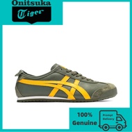 Onitsuka Tiger MEXICO 66 Leather Material Low Cut Running Shoe (Military Green)