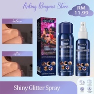 EELHOE Shiny Glitter Spray 60ml Body Glitter Spray Glitter spray Face Body Clavicle Hair Highlightin