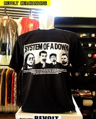 kaos SYSTEM OF DOWN (personil) / T-shirt SYSTEM OF DOWN (personil) / kaos band / kaos metal