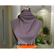 TUDUNG BAWAL MANIK PUTIH TABUR TEPI [keliling]