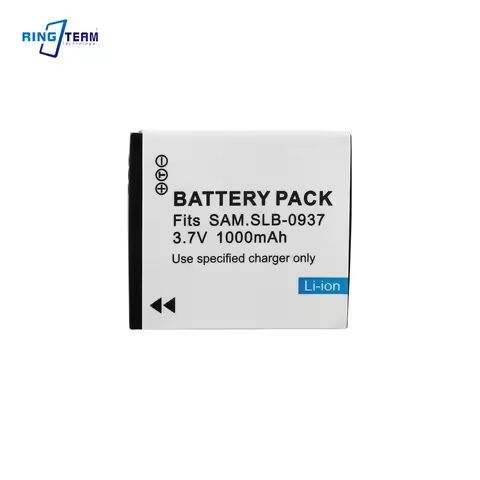 3.7v 1000mAh SLB-0937 SLB 0937 Rechargeable Digital Camera Battery For Samsung L730 L830 i8 NV33 NV4