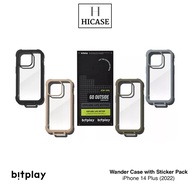 Bitplay Wander Case for iPhone 14 Plus (2022) with Sticker Pack