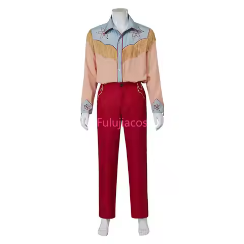Fulujiacos Marty McFly Cosplay Costume Cowboy Outfit