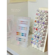 (พรีออเดอร์) ROU004 สีลูกแก้วซาติน 40 สี แบรนด์ Rouni