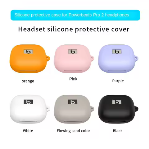 Silicone Case For Beats Powerbeats Pro 2 Shockproof Earphone Cover For Powerbeats pro2 Bluetooth hea